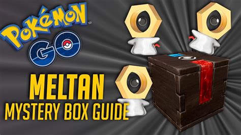 meltan metal box|how many meltan spawn from mystery box.